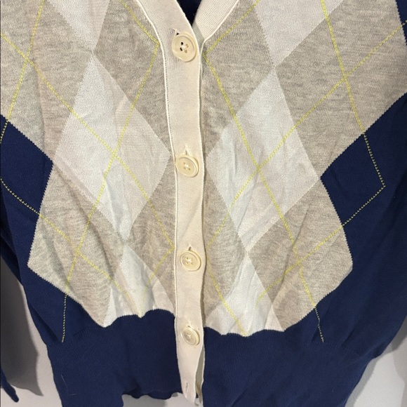 J. Crew • Argyle Button Down Cardigan - Picture 5 of 6